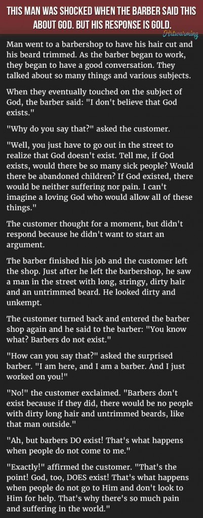 Man Is Shocked When The Barber Said This About God. But His Response Is ...