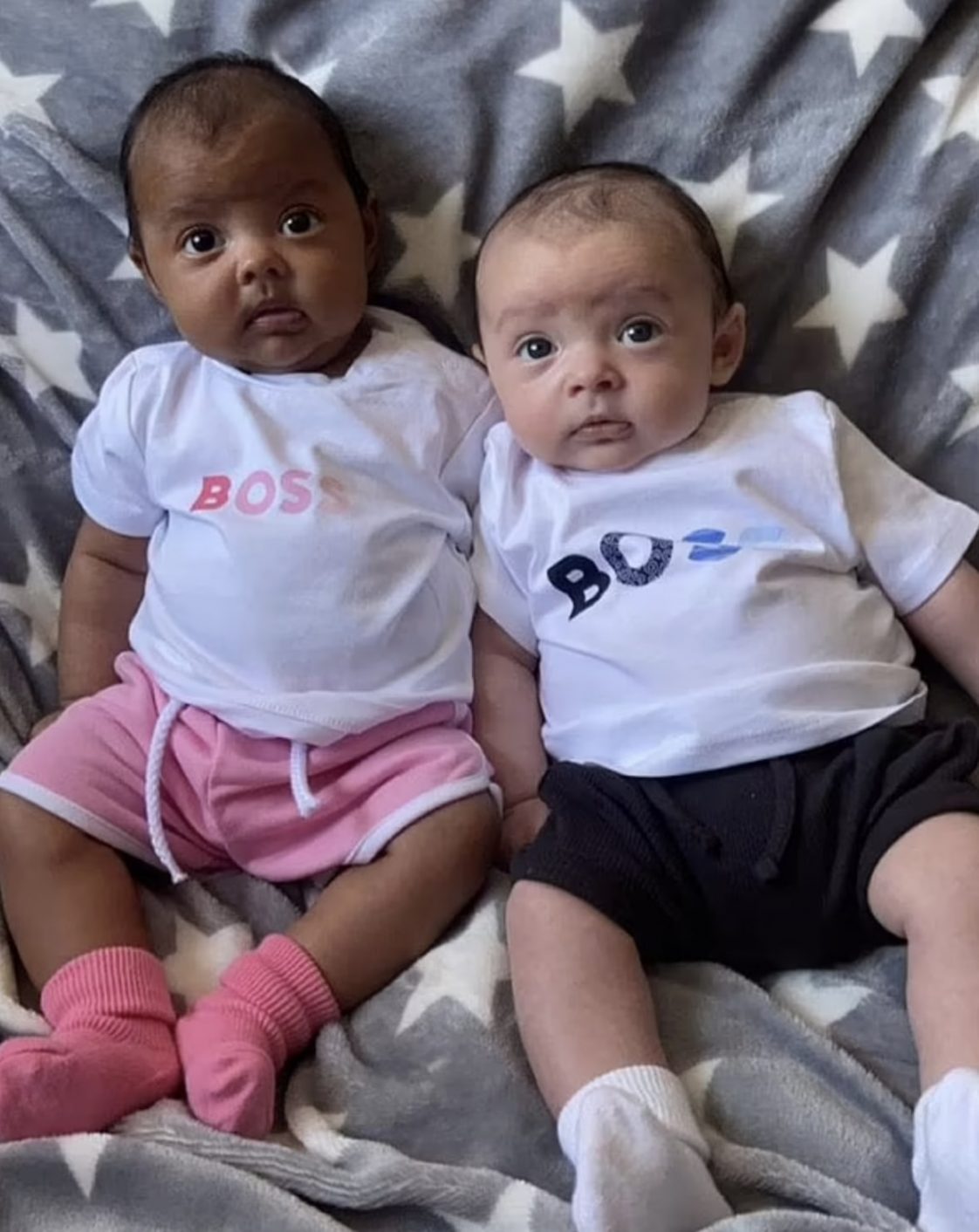 White Mother Whose Partner Is Half-jamaican Has Twins With Completely 