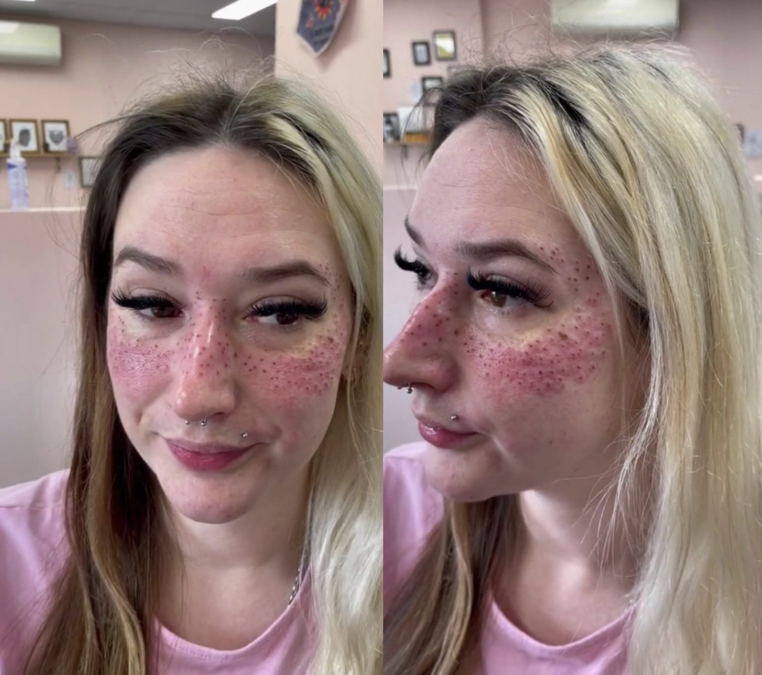 Tattoo Artist Shows Off Freckles She Inked On A Client But People Are